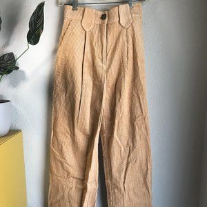 Corduroy Pleated Pants